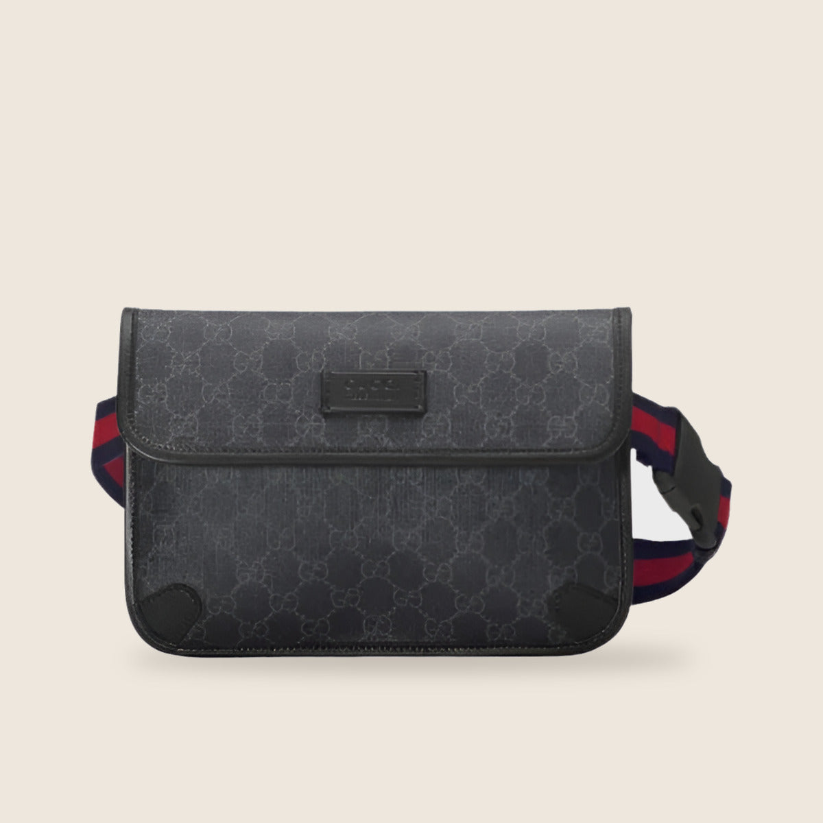 Sacoche Gucci — Noir bande Web
