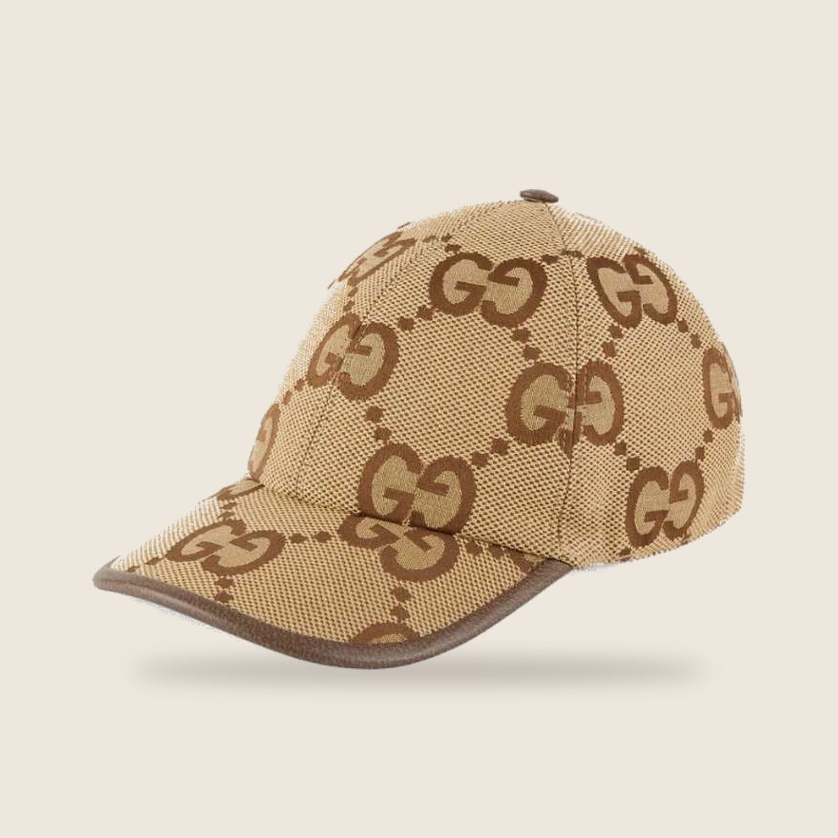 Casquette Gucci — Beige Jumbo GG