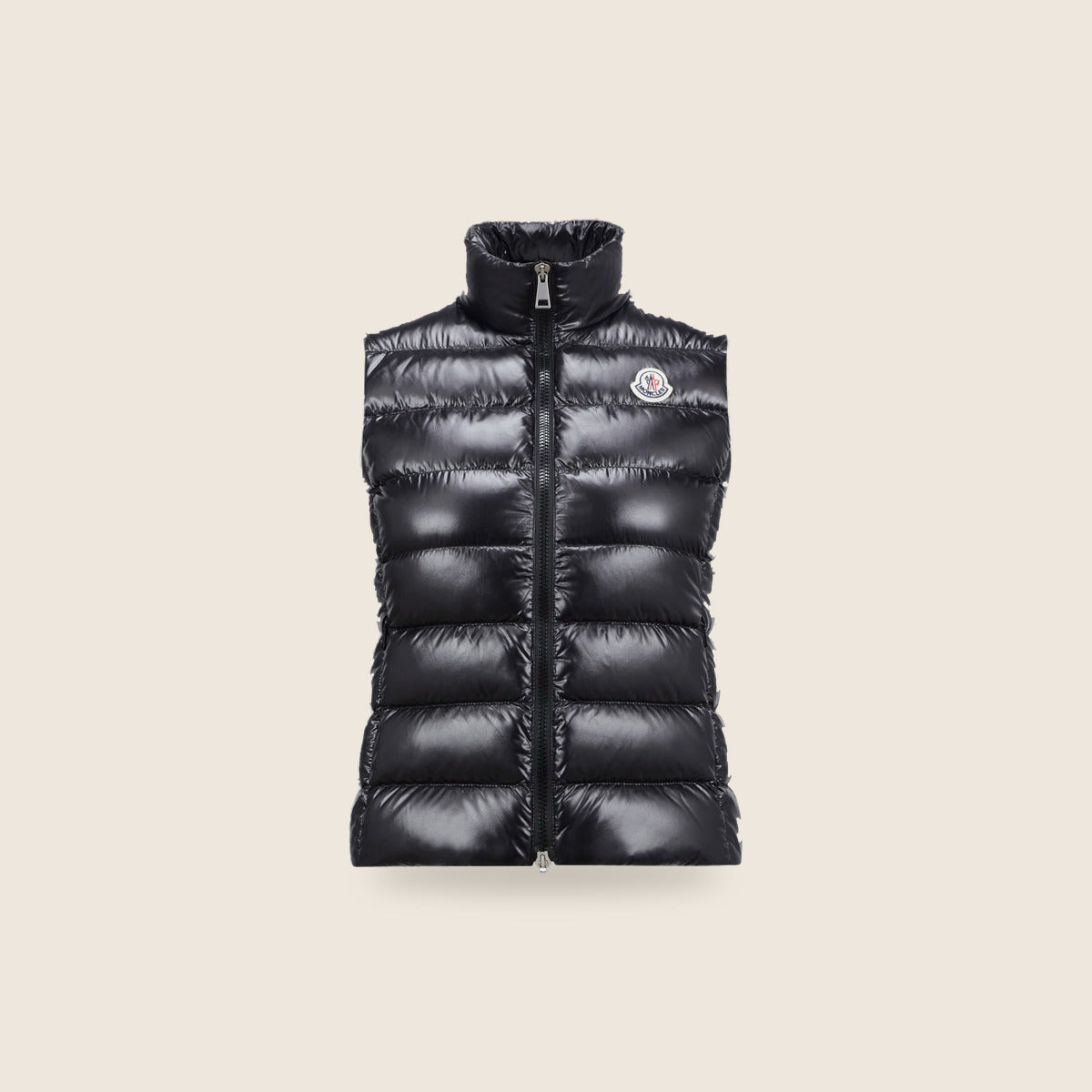 Doudoune sans manches Moncler — Noir matelassé